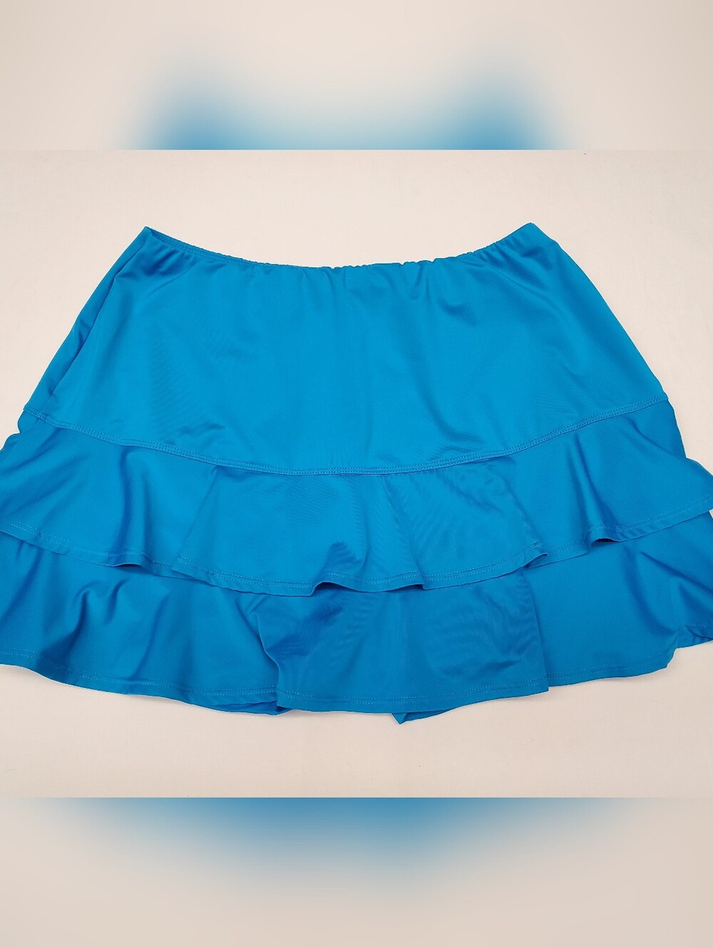Tail Activewear Skort M Blue Tiered Ruffle Skirt Built-In Shorts Golf Tennis